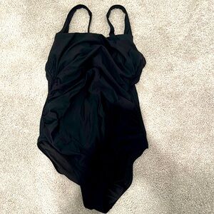 Athleta Square Neck One Piece Swimsuit NWOT